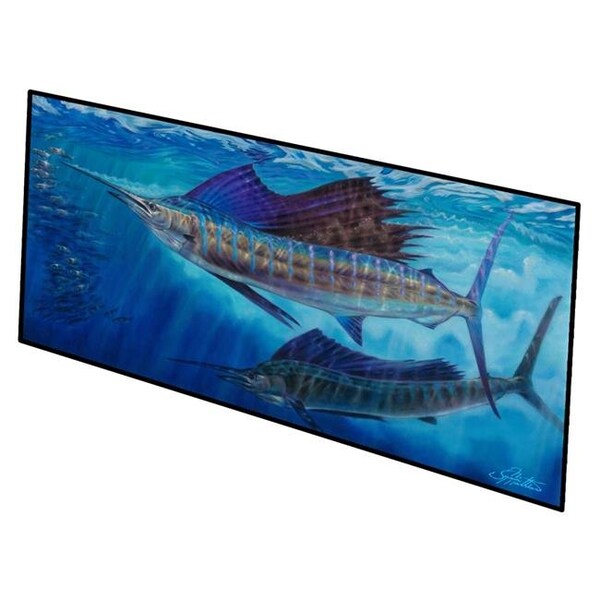 Carolines Treasures Carolines Treasures JMA2011HRM2858 28 x 58 in. Wide Open Sailfish Indoor or Outdoor Runner Mat JMA2011HRM2858 - main